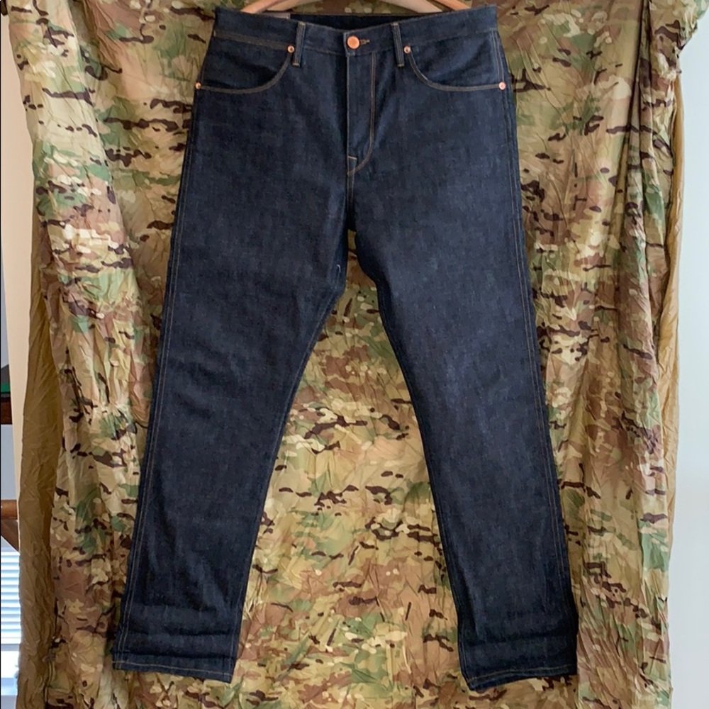 Freenote Wilkes raw japanese denim, New, size 36